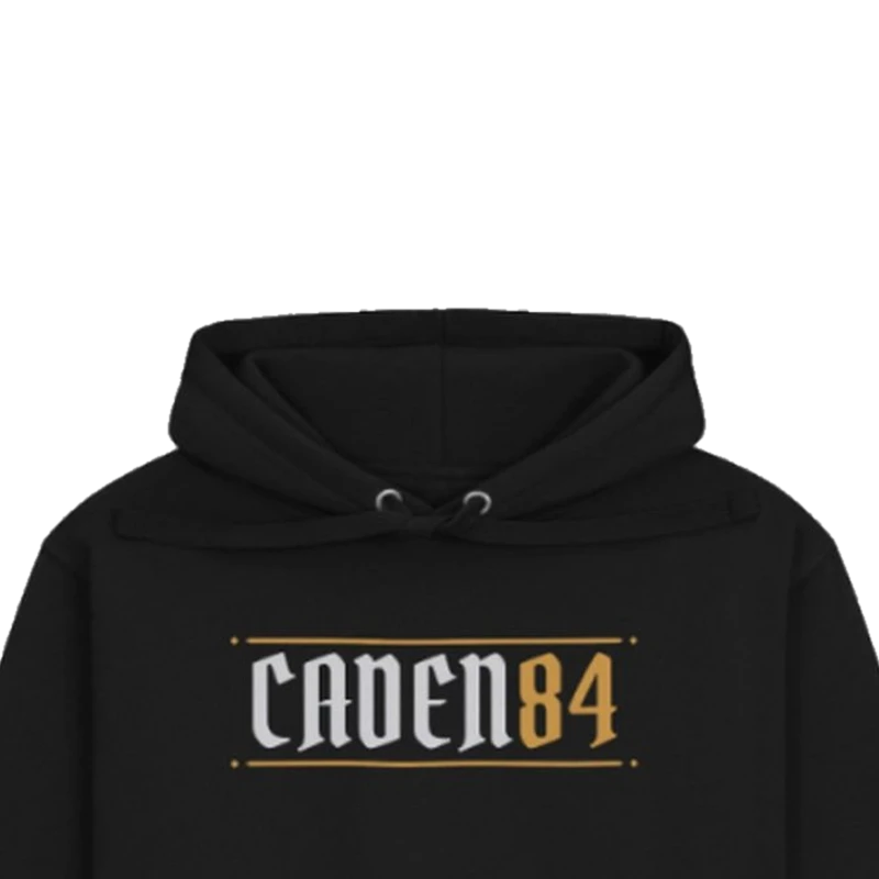 Caden84 Gothic Logo Hoodie